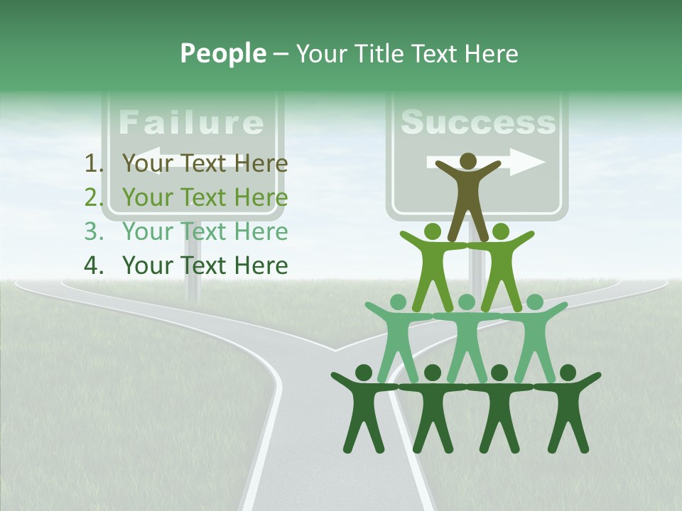 Faith Destination Life Choice PowerPoint Template