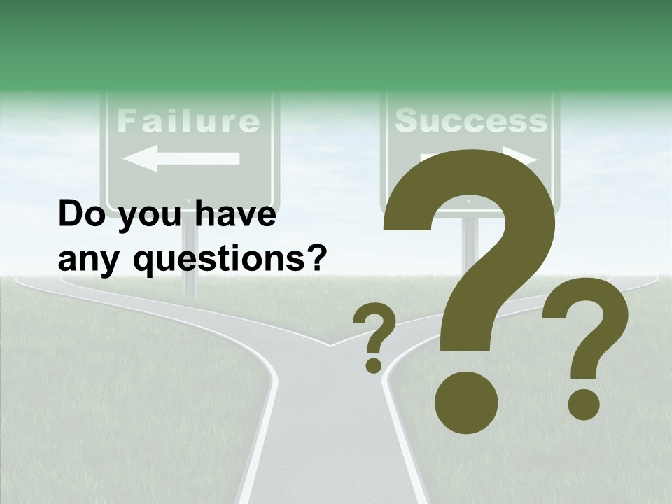 Faith Destination Life Choice PowerPoint Template