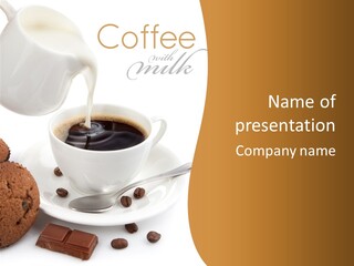 Pastry Milky Stream PowerPoint Template