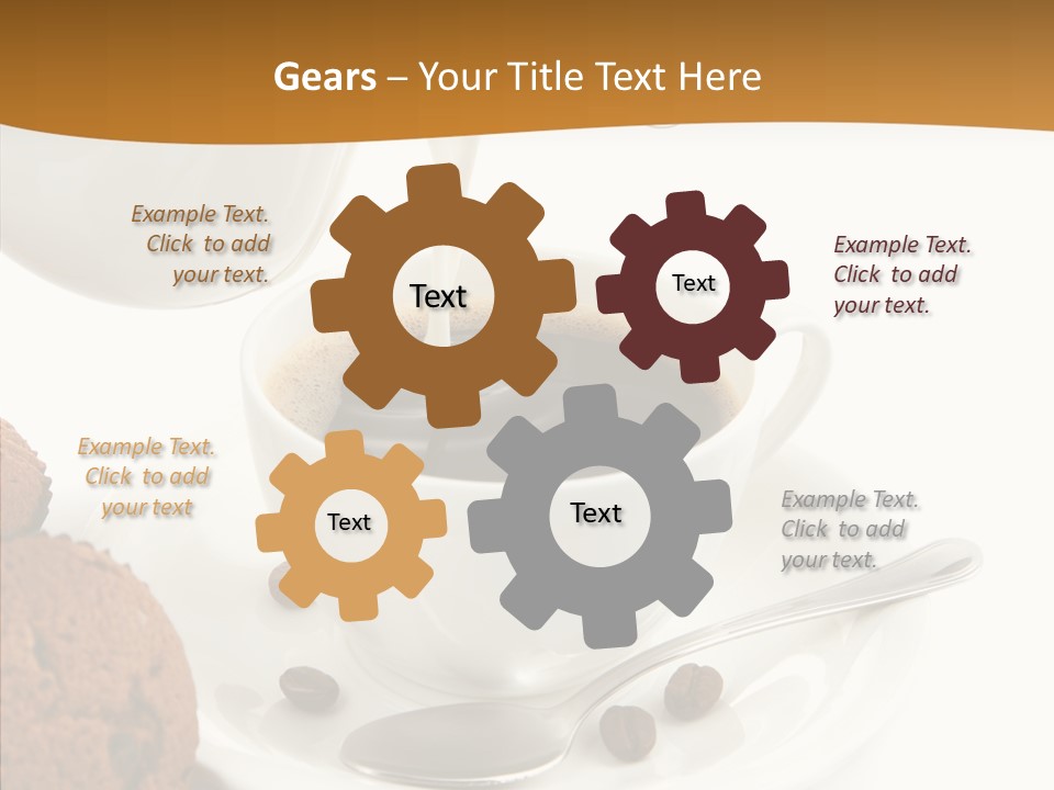 Pastry Milky Stream PowerPoint Template