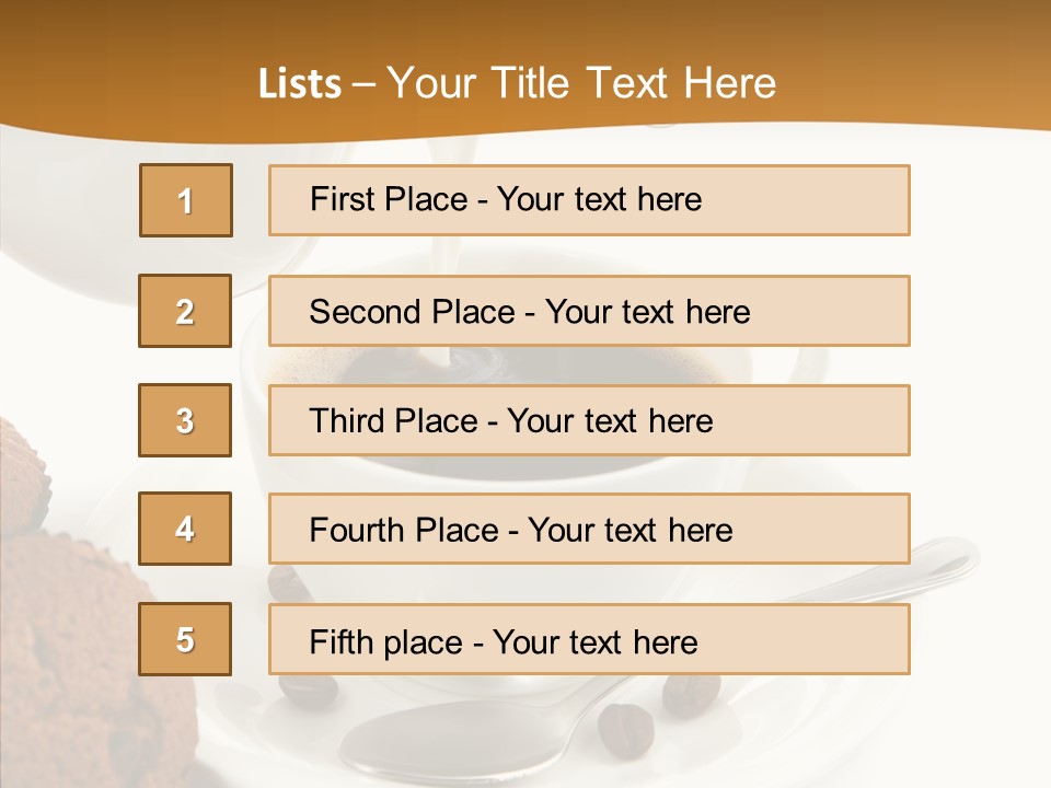 Pastry Milky Stream PowerPoint Template