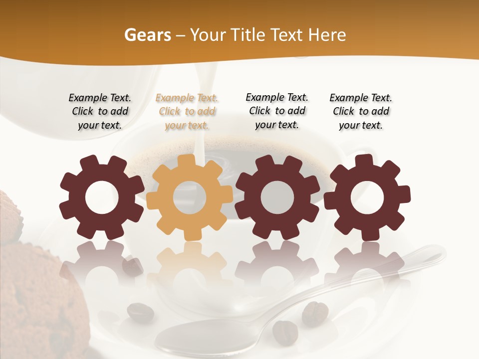 Pastry Milky Stream PowerPoint Template