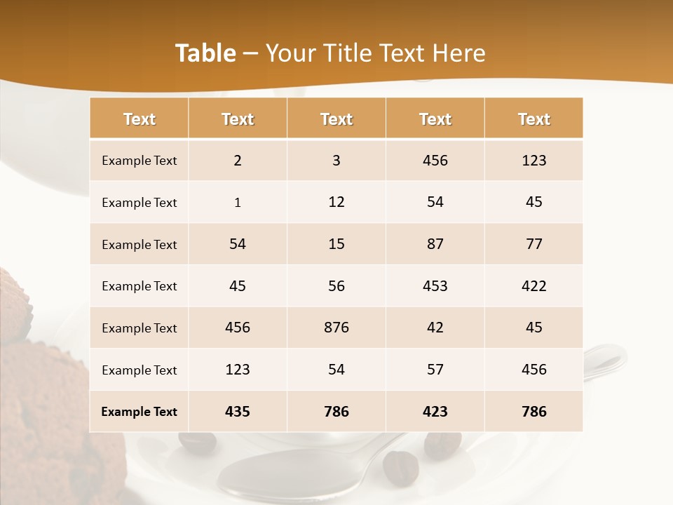 Pastry Milky Stream PowerPoint Template
