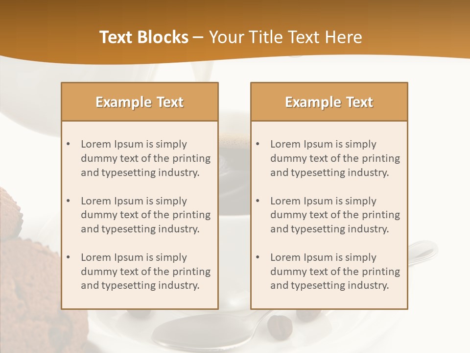 Pastry Milky Stream PowerPoint Template
