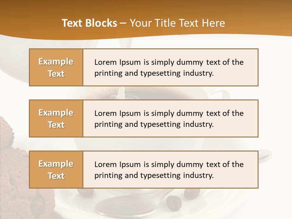 Pastry Milky Stream PowerPoint Template
