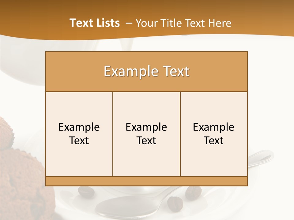 Pastry Milky Stream PowerPoint Template