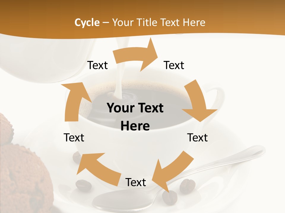 Pastry Milky Stream PowerPoint Template