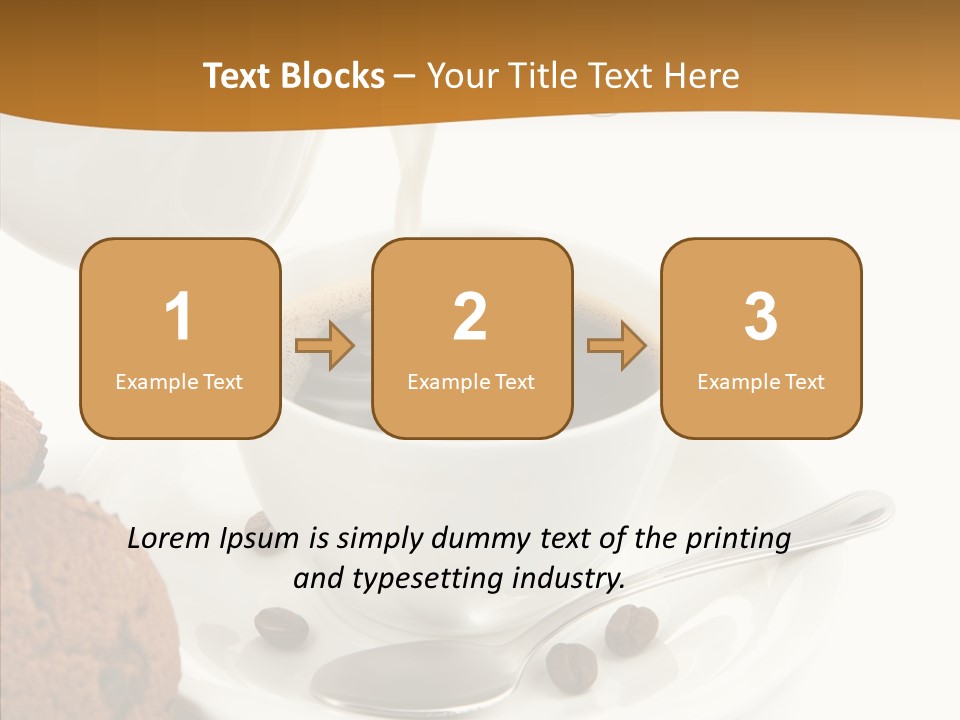 Pastry Milky Stream PowerPoint Template