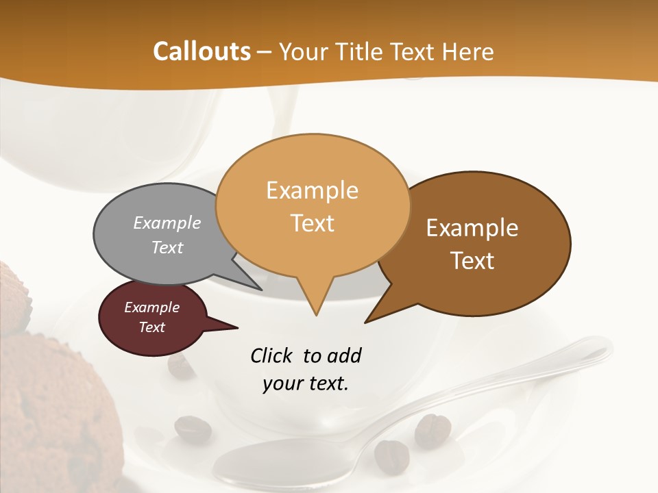 Pastry Milky Stream PowerPoint Template