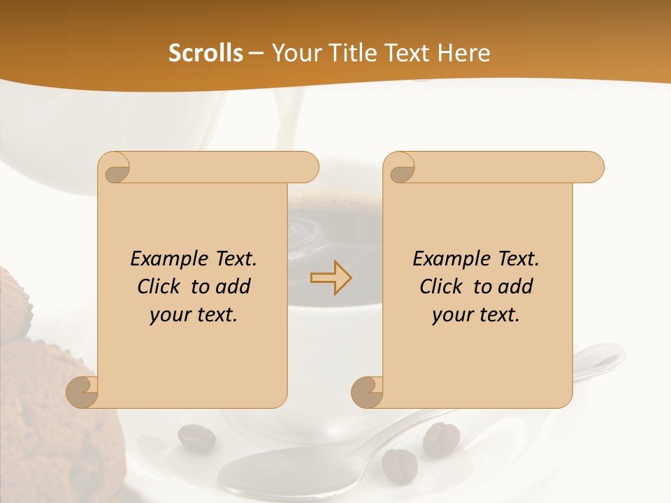Pastry Milky Stream PowerPoint Template
