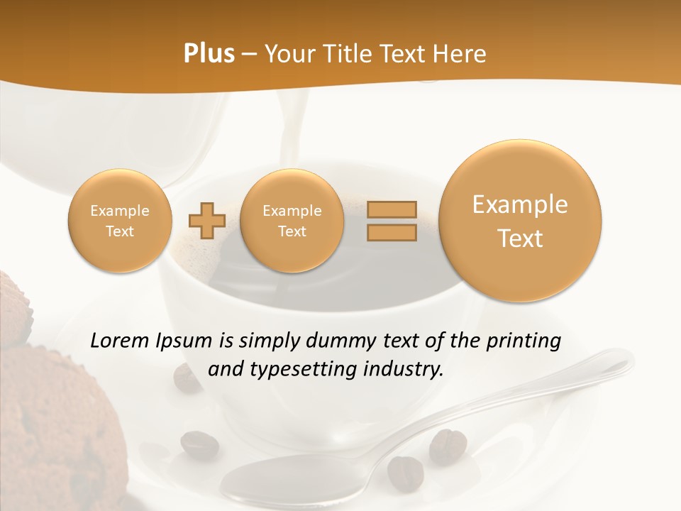 Pastry Milky Stream PowerPoint Template