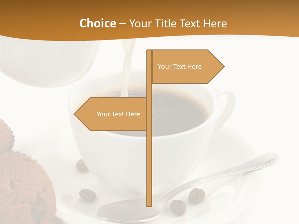 Pastry Milky Stream PowerPoint Template