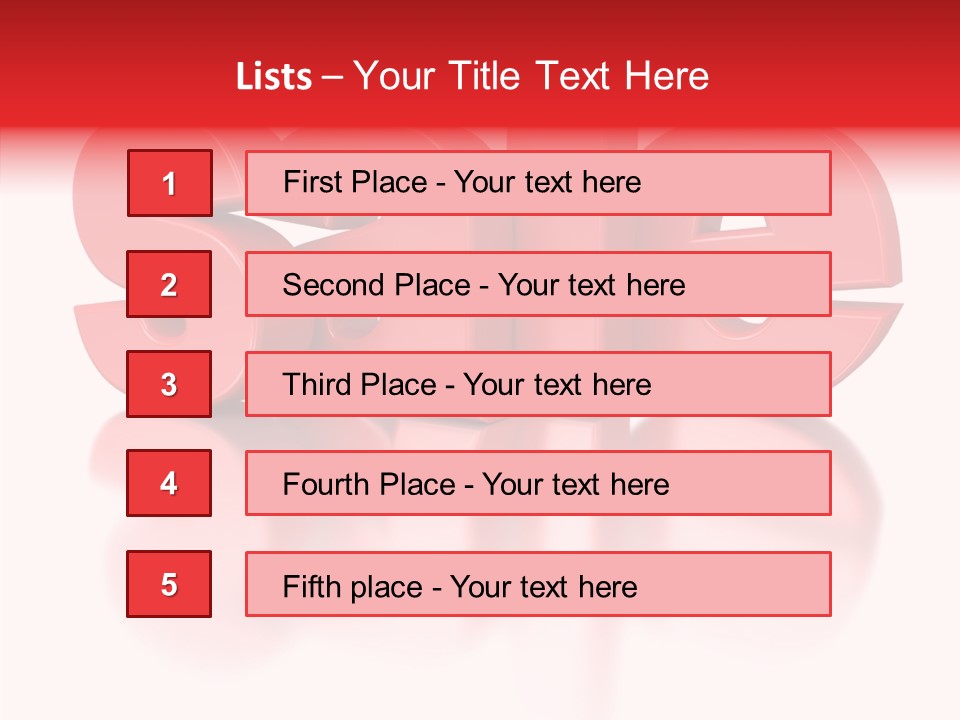Shopping Render Message PowerPoint Template