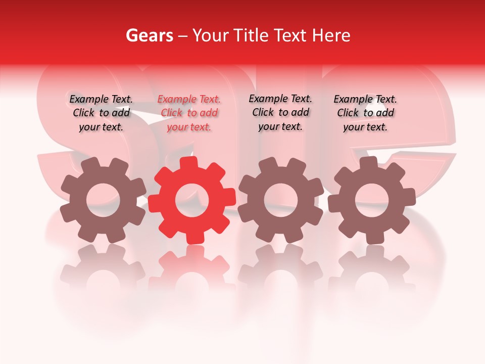 Shopping Render Message PowerPoint Template