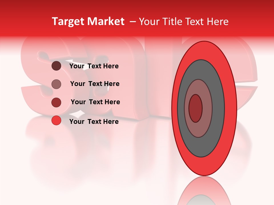 Shopping Render Message PowerPoint Template