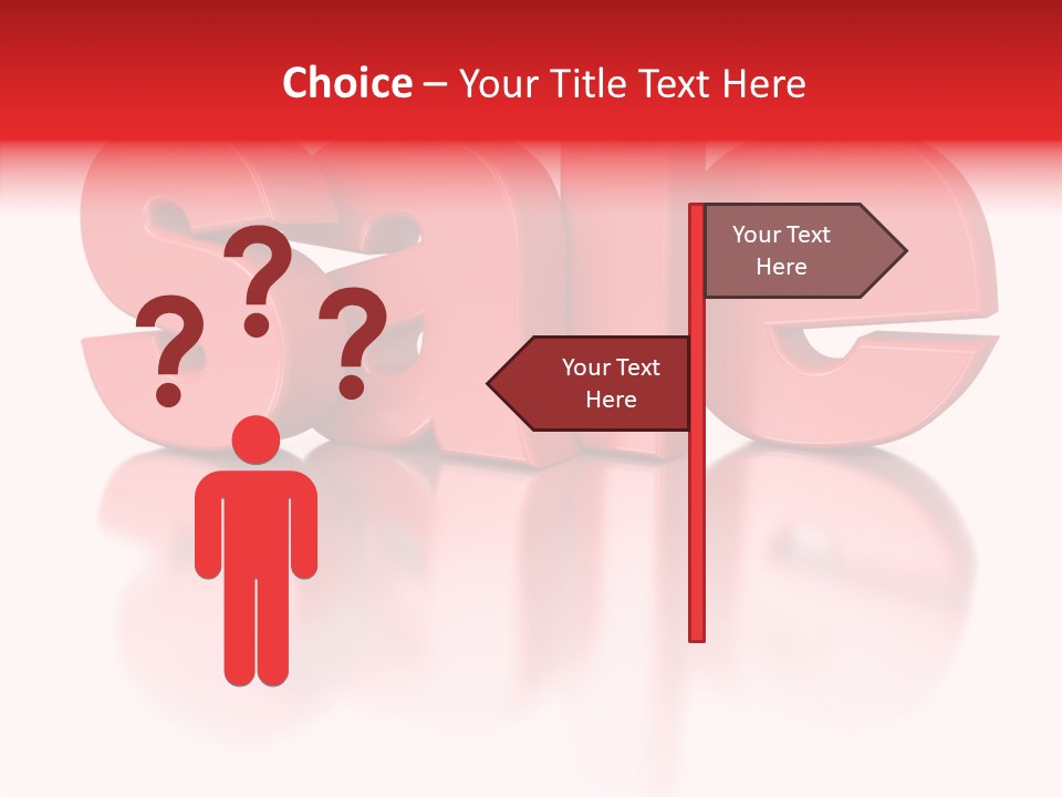 Shopping Render Message PowerPoint Template