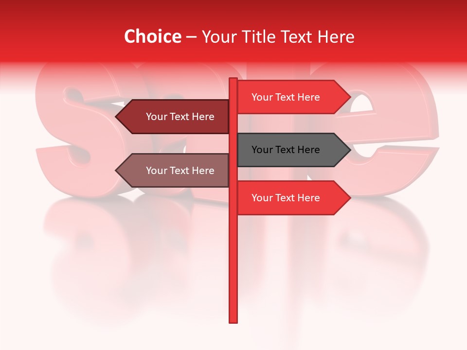 Shopping Render Message PowerPoint Template