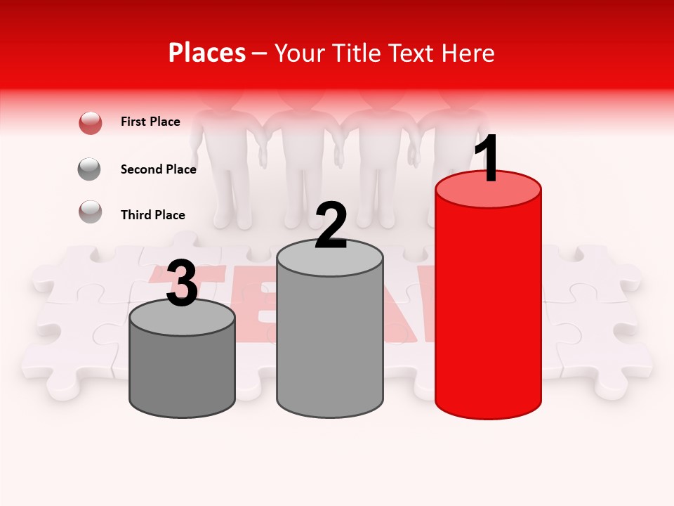 Happy People Grey PowerPoint Template