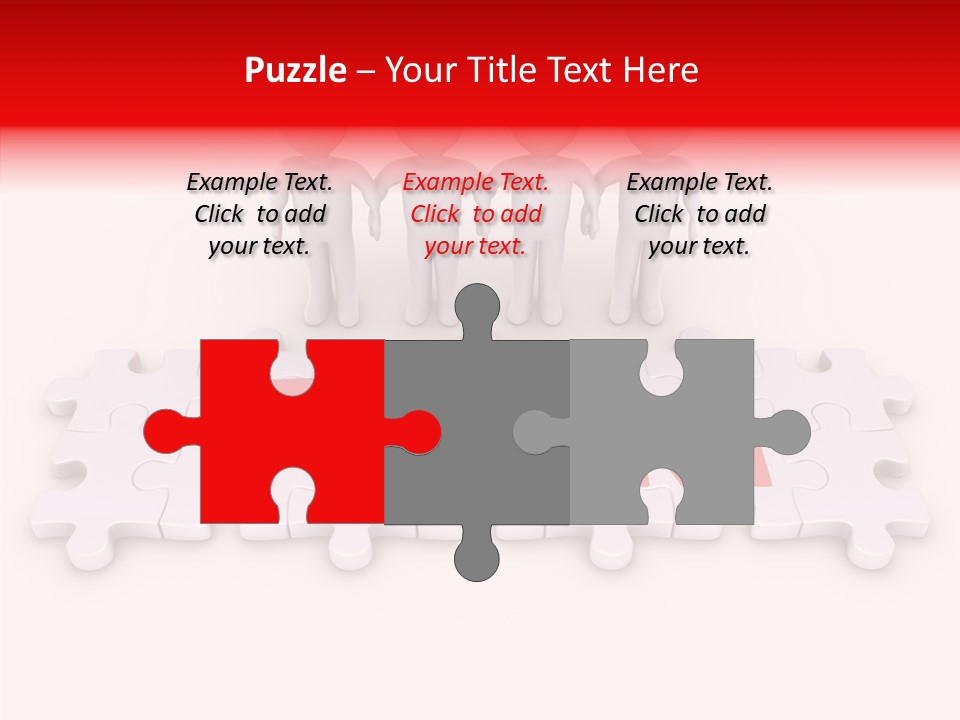 Happy People Grey PowerPoint Template