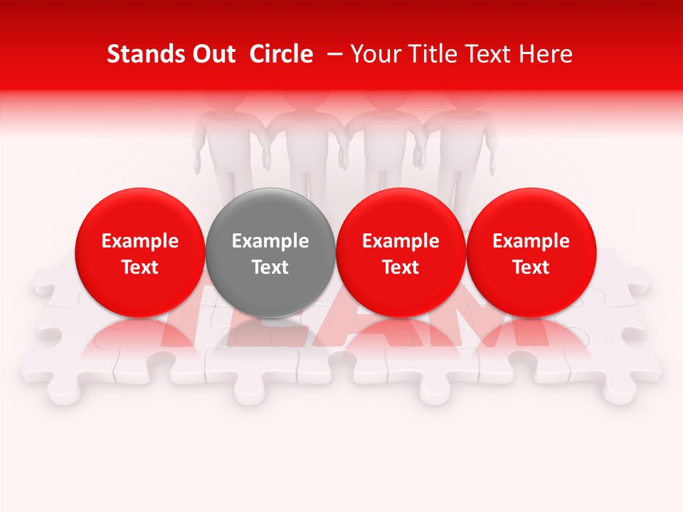 Happy People Grey PowerPoint Template