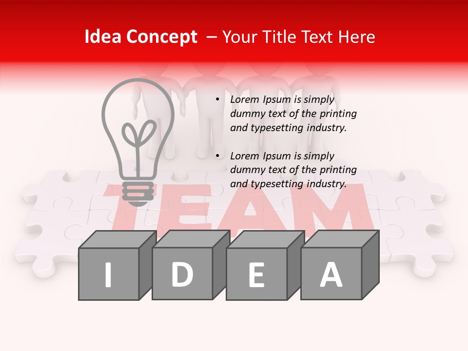 Happy People Grey PowerPoint Template