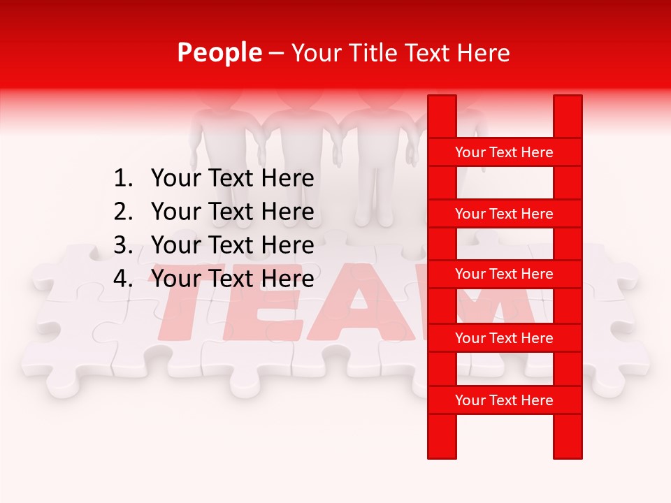 Happy People Grey PowerPoint Template