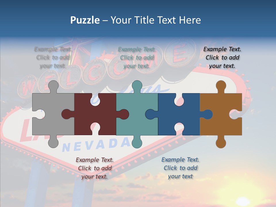 Sign Nevada Welcome PowerPoint Template