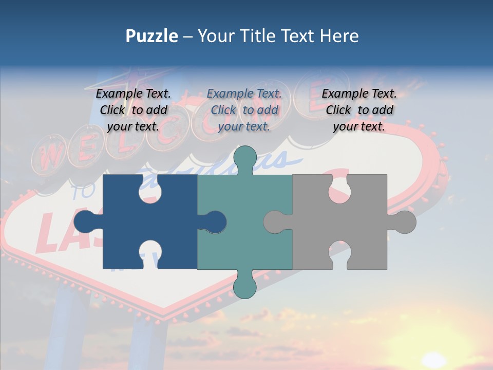 Sign Nevada Welcome PowerPoint Template