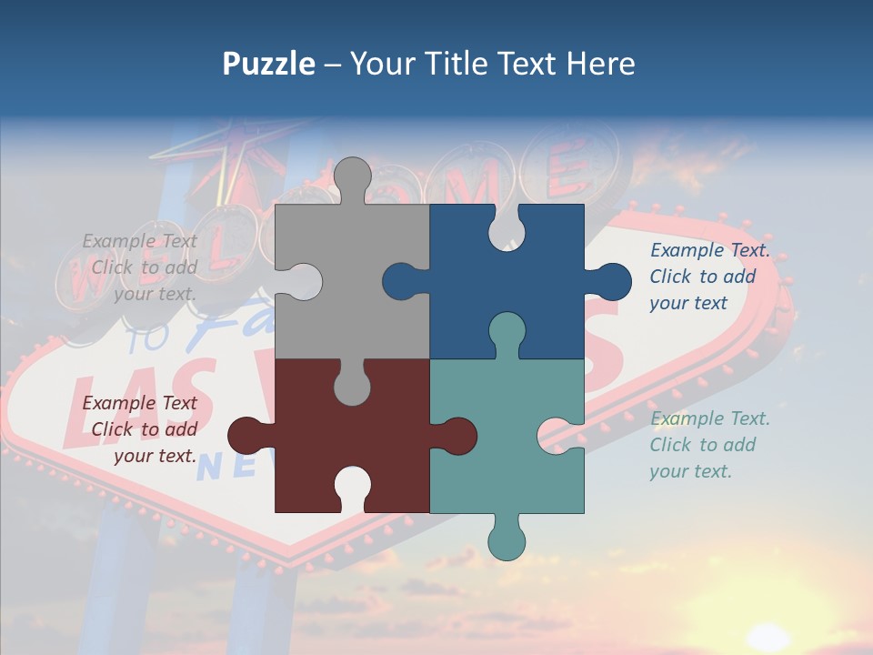 Sign Nevada Welcome PowerPoint Template