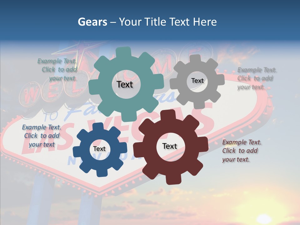 Sign Nevada Welcome PowerPoint Template