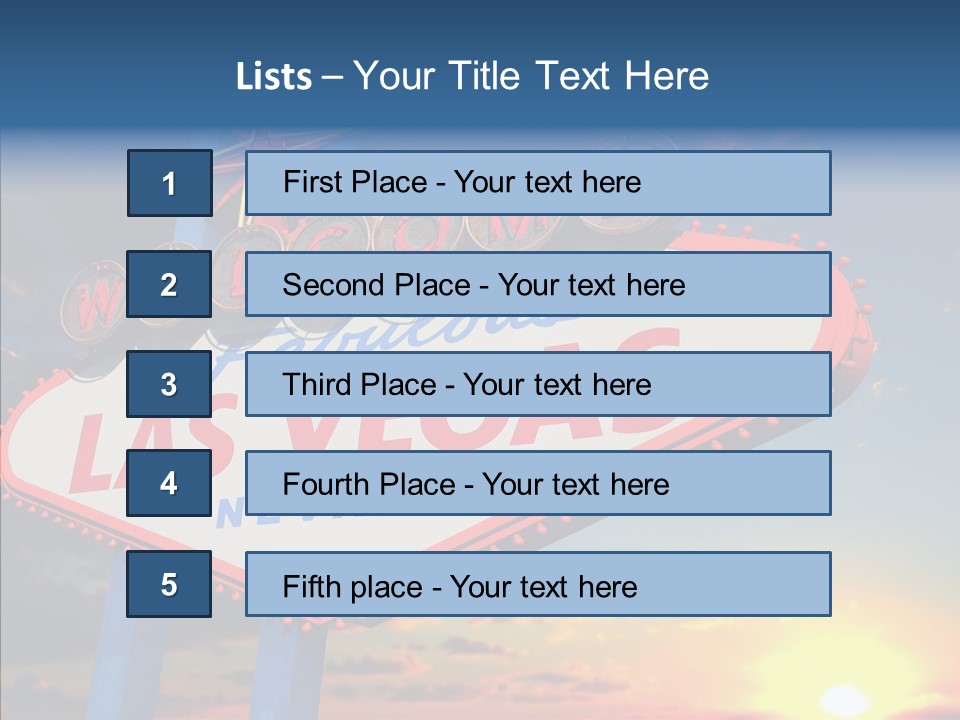 Sign Nevada Welcome PowerPoint Template