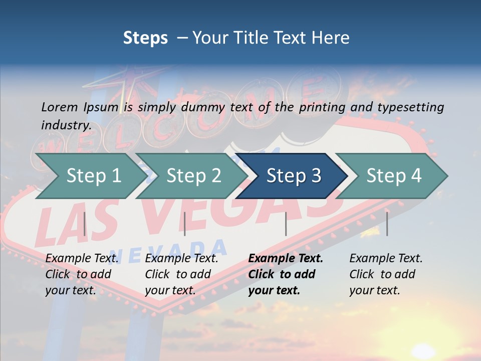 Sign Nevada Welcome PowerPoint Template