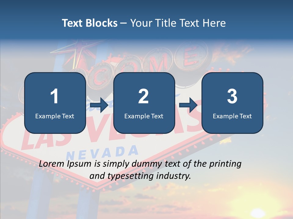 Sign Nevada Welcome PowerPoint Template