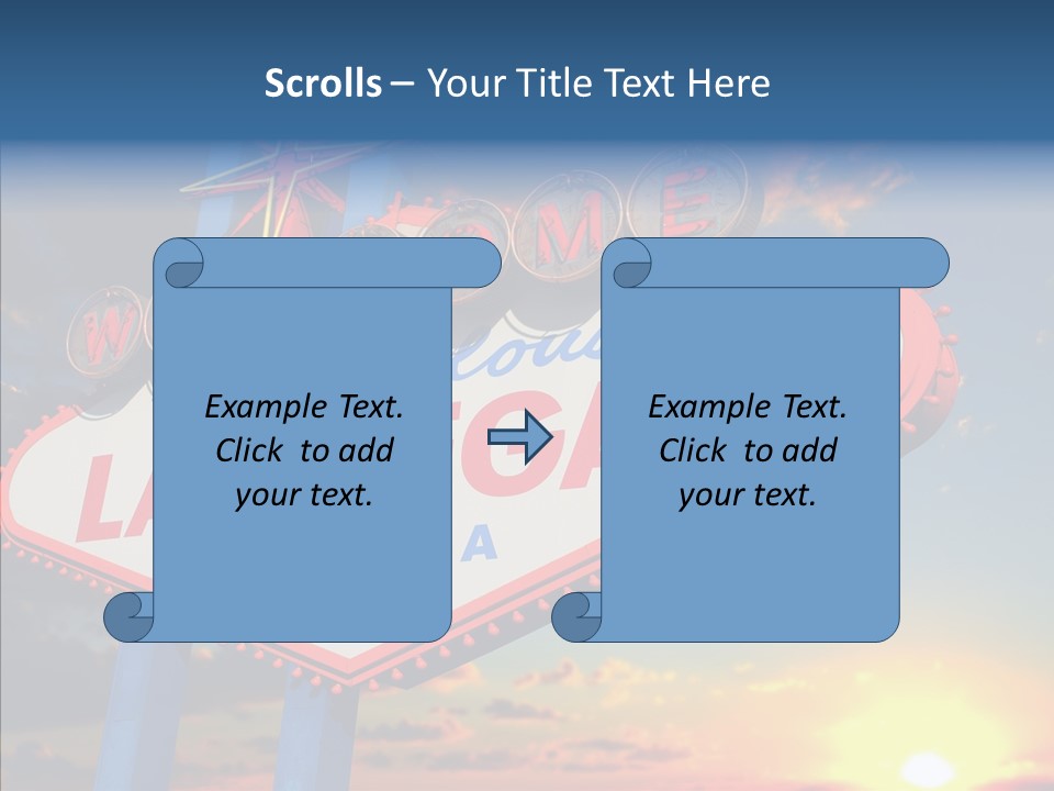 Sign Nevada Welcome PowerPoint Template