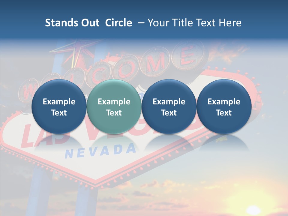 Sign Nevada Welcome PowerPoint Template