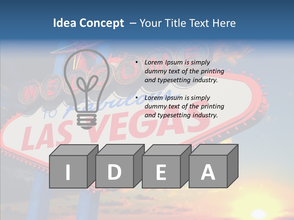 Sign Nevada Welcome PowerPoint Template