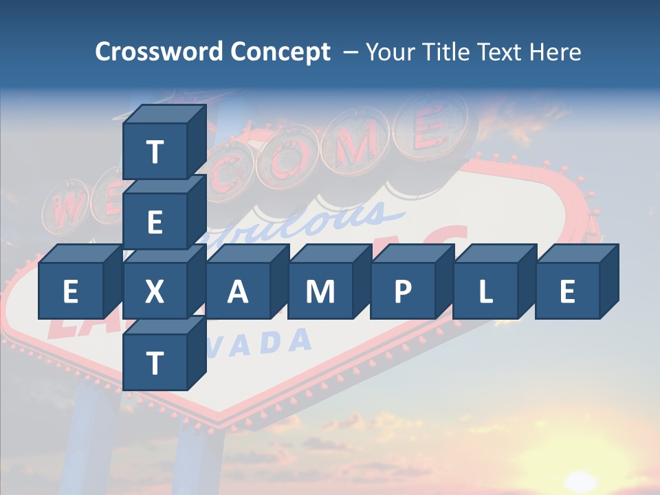 Sign Nevada Welcome PowerPoint Template