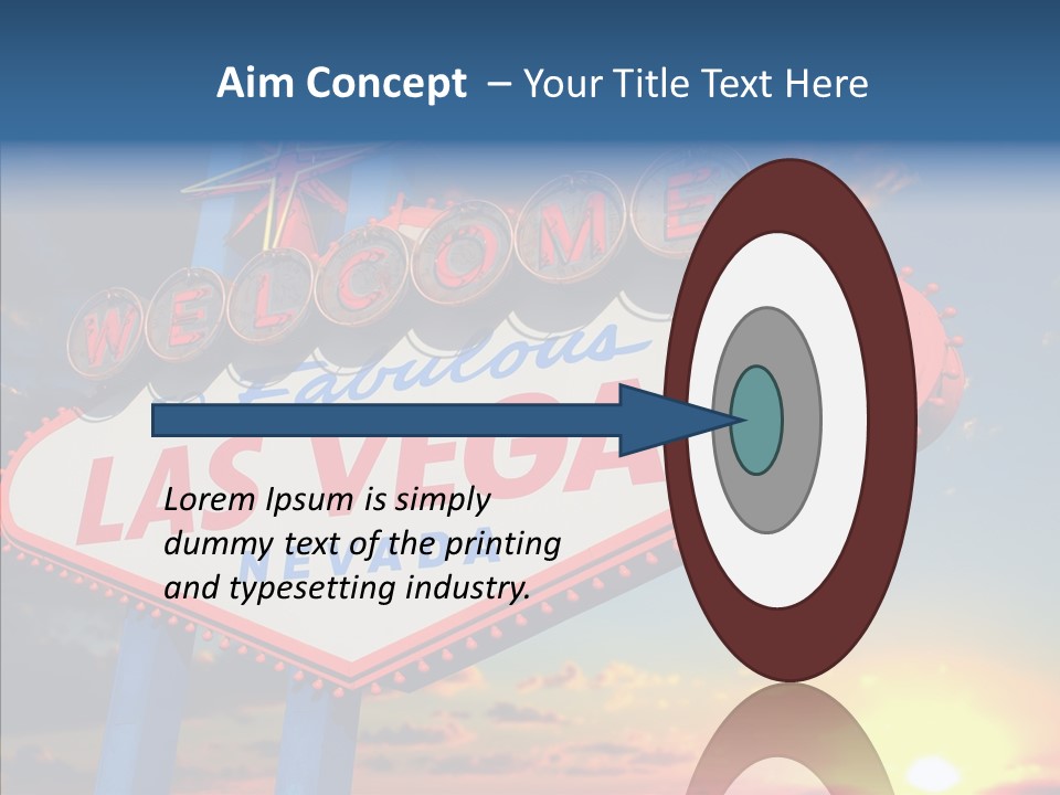 Sign Nevada Welcome PowerPoint Template