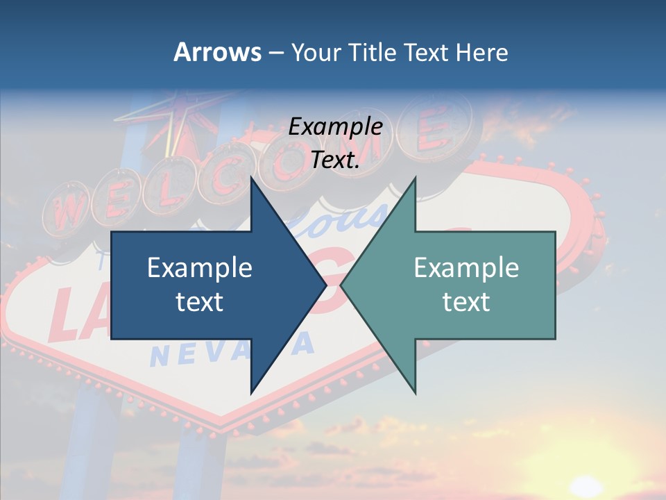 Sign Nevada Welcome PowerPoint Template