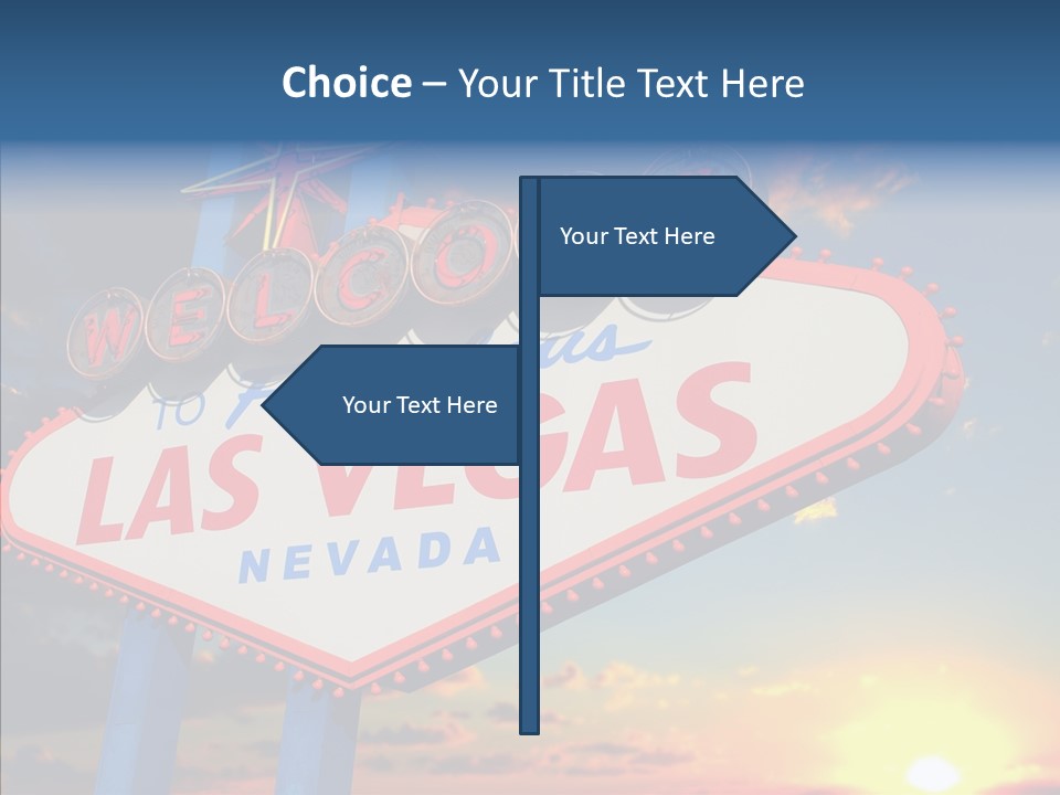 Sign Nevada Welcome PowerPoint Template