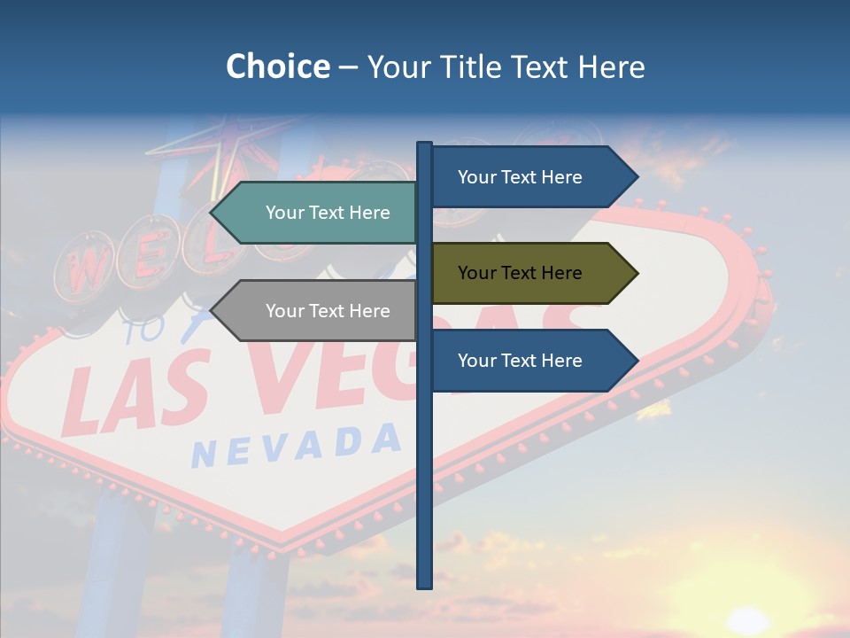 Sign Nevada Welcome PowerPoint Template