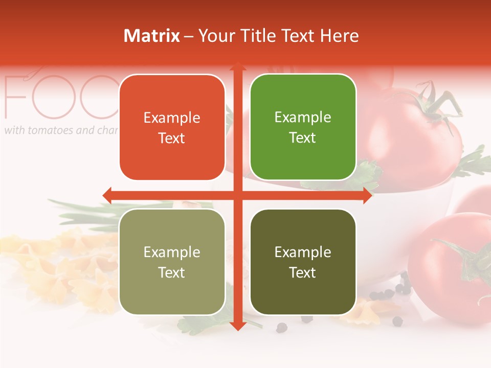 Vegetable Red Plant PowerPoint Template