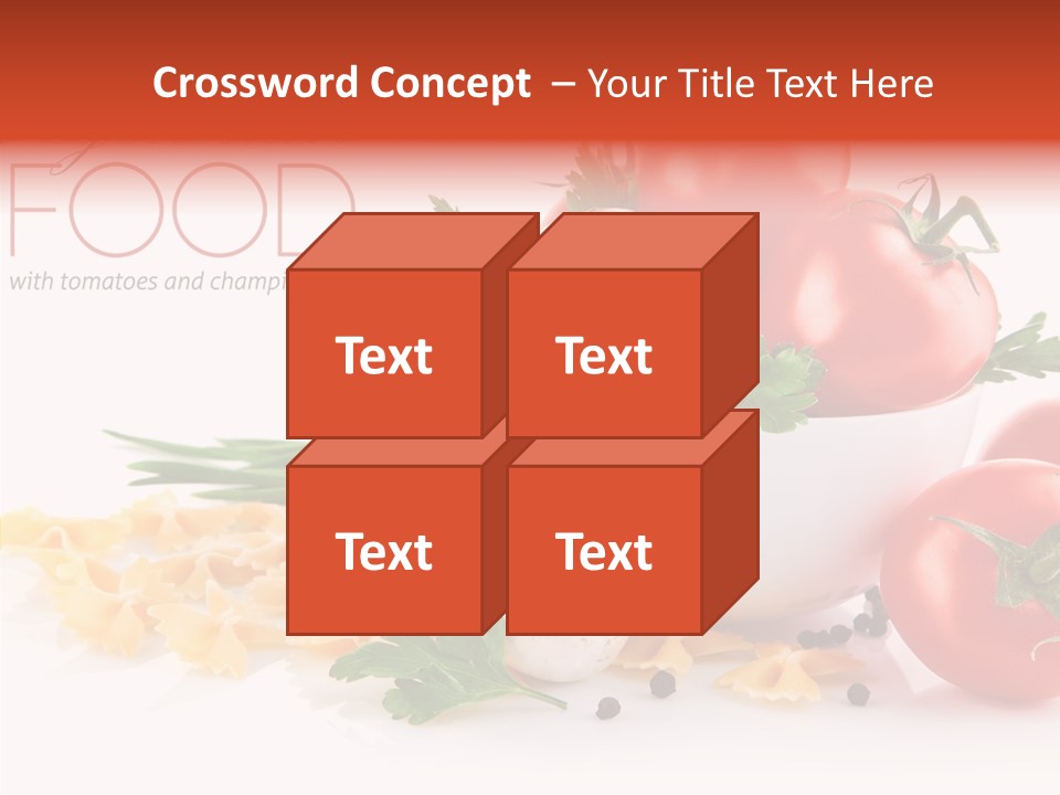 Vegetable Red Plant PowerPoint Template