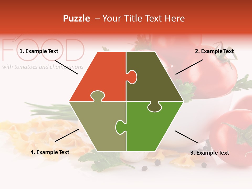 Vegetable Red Plant PowerPoint Template