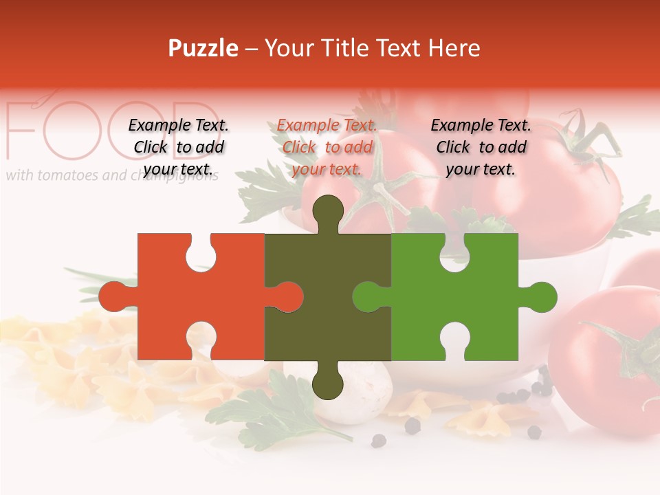 Vegetable Red Plant PowerPoint Template