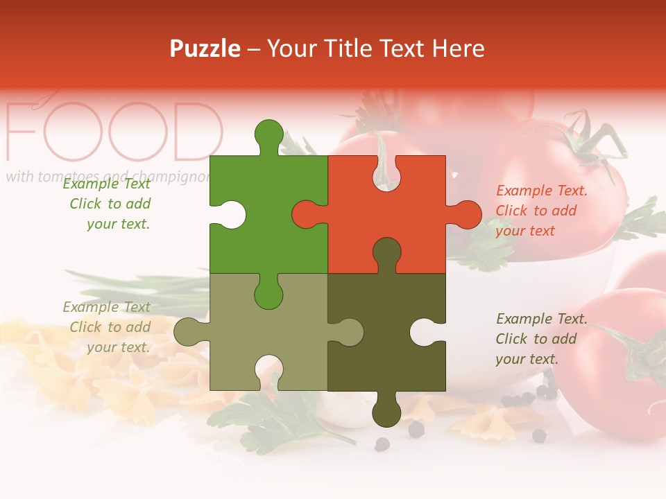 Vegetable Red Plant PowerPoint Template