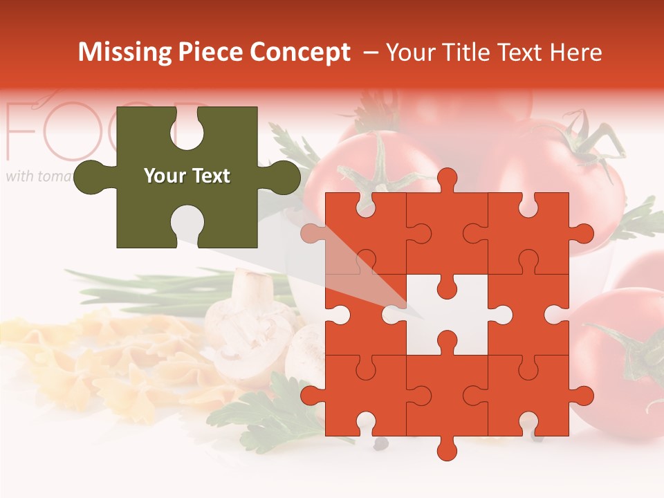 Vegetable Red Plant PowerPoint Template