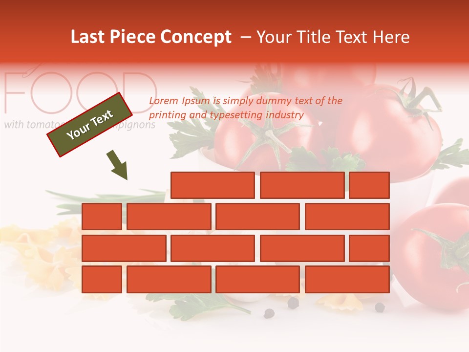 Vegetable Red Plant PowerPoint Template