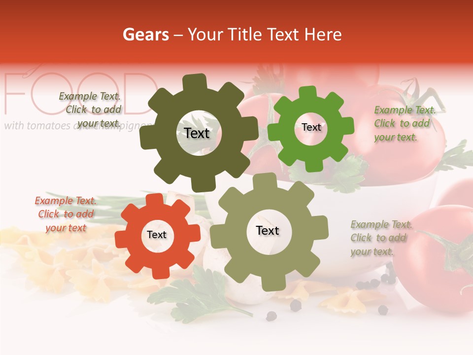 Vegetable Red Plant PowerPoint Template