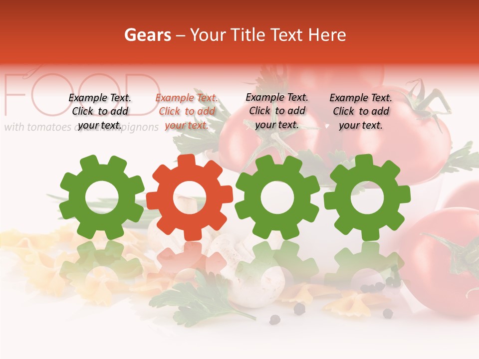 Vegetable Red Plant PowerPoint Template